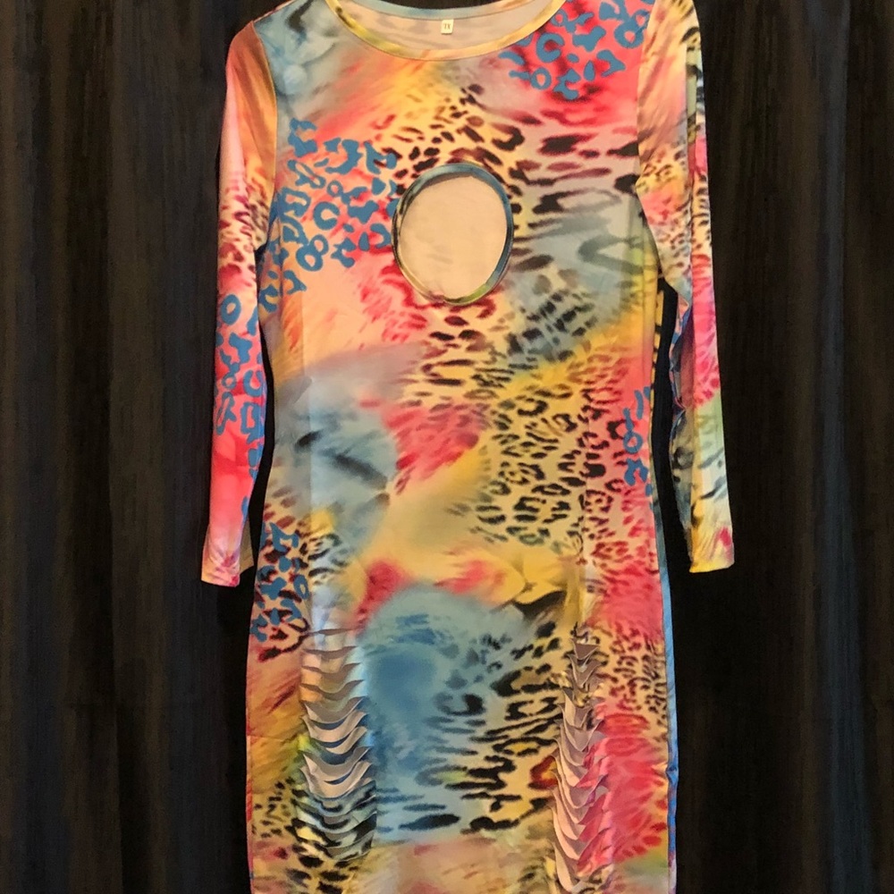 A midi dress